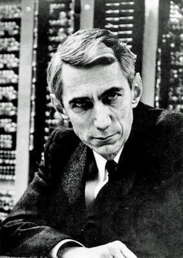 Claude Shannon — Author: Konrad Jacobs, Erlangen — Copyright: MFO authorized for publication