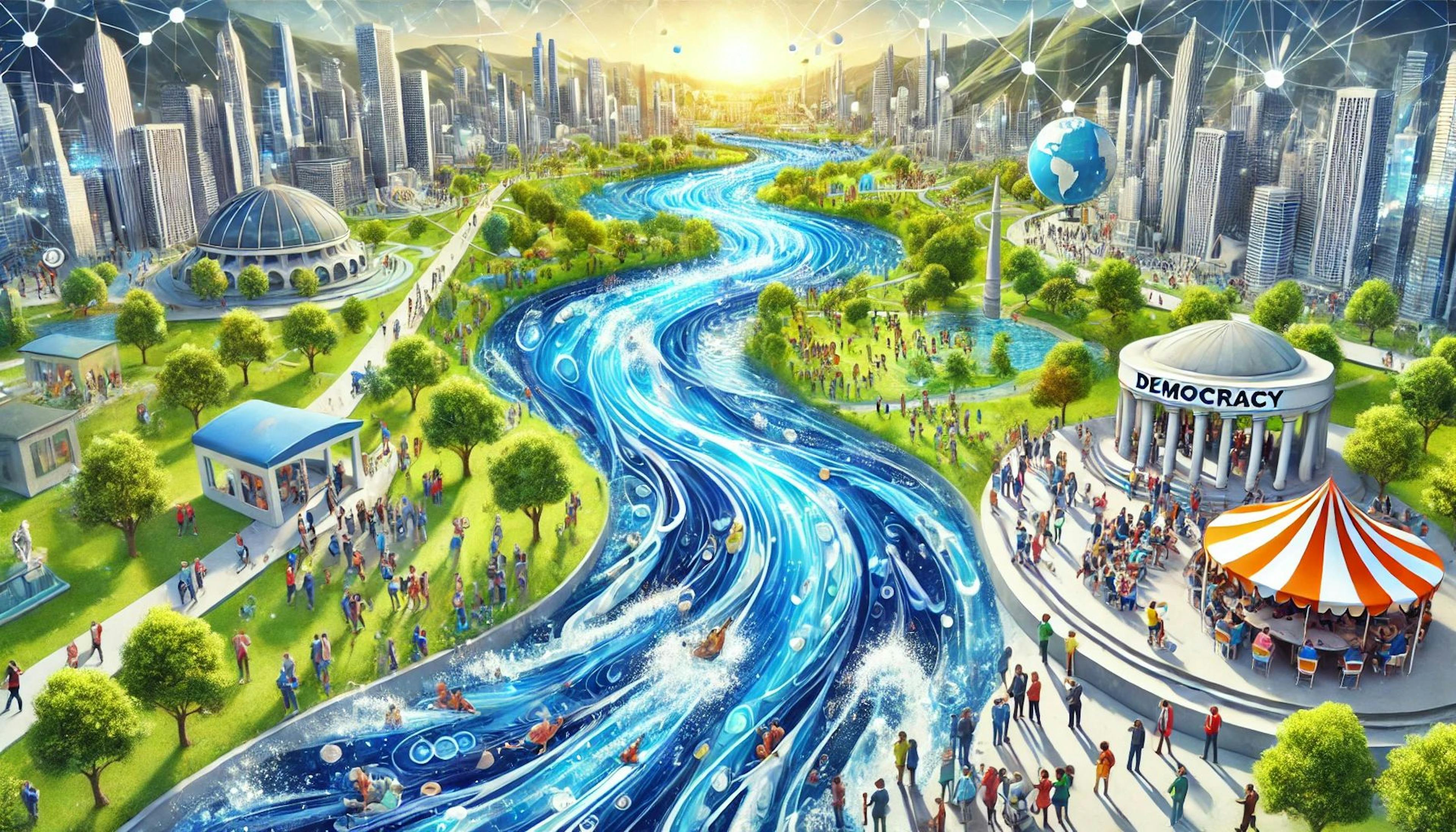 featured image - Decentralized Society + UBI