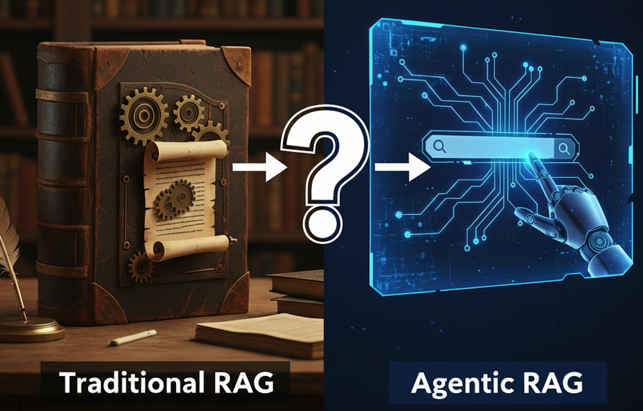 featured image - Traditional RAG vs Agentic RAG: A Comparative Analysis