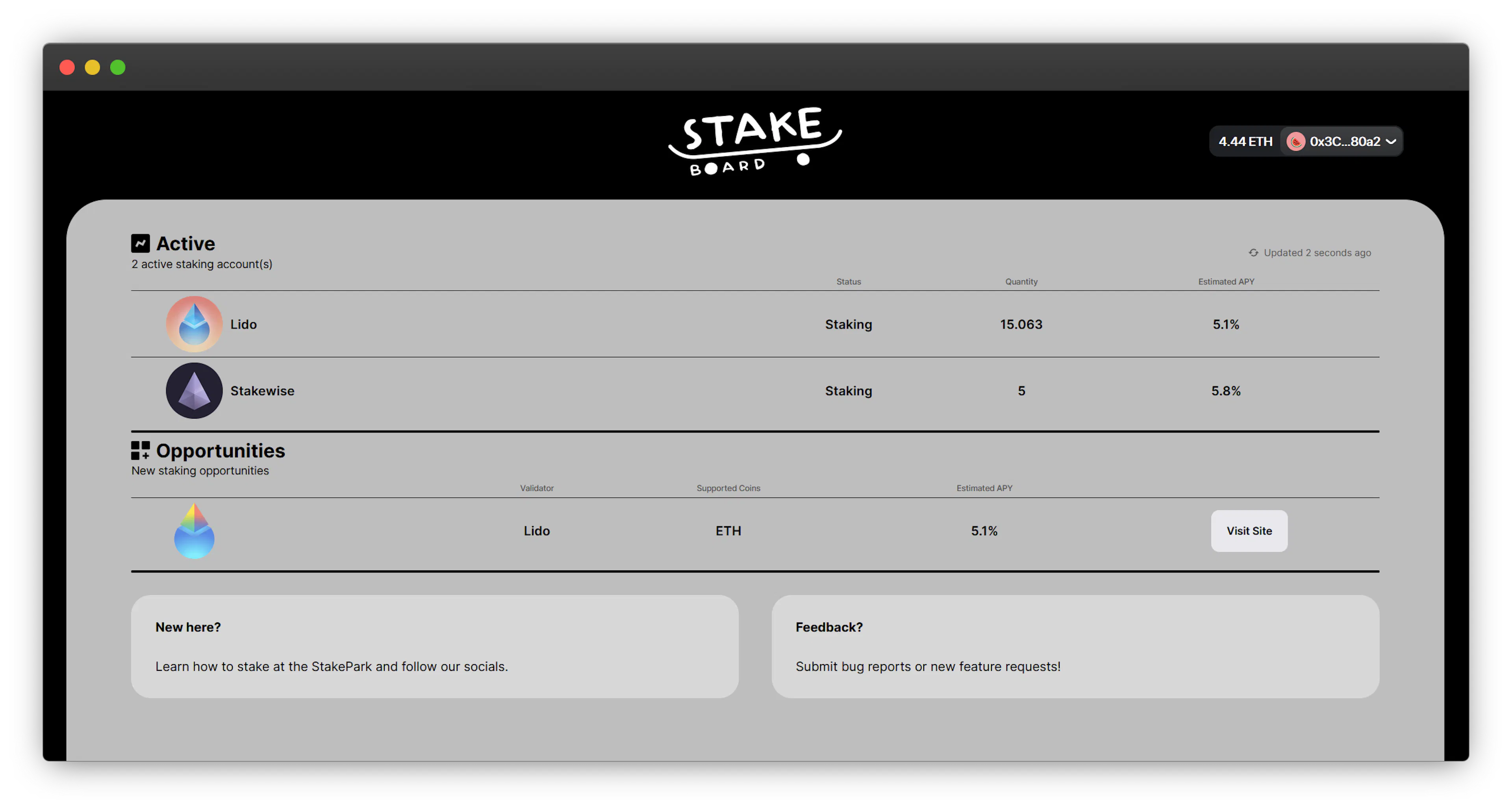 Stake Login Introducing StakeBoard: a Beginner-Friendly Web3 Staking Dashboard ...