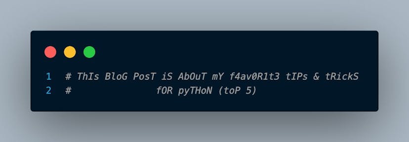 /my-top-5-favorite-python-tips-and-tricks feature image