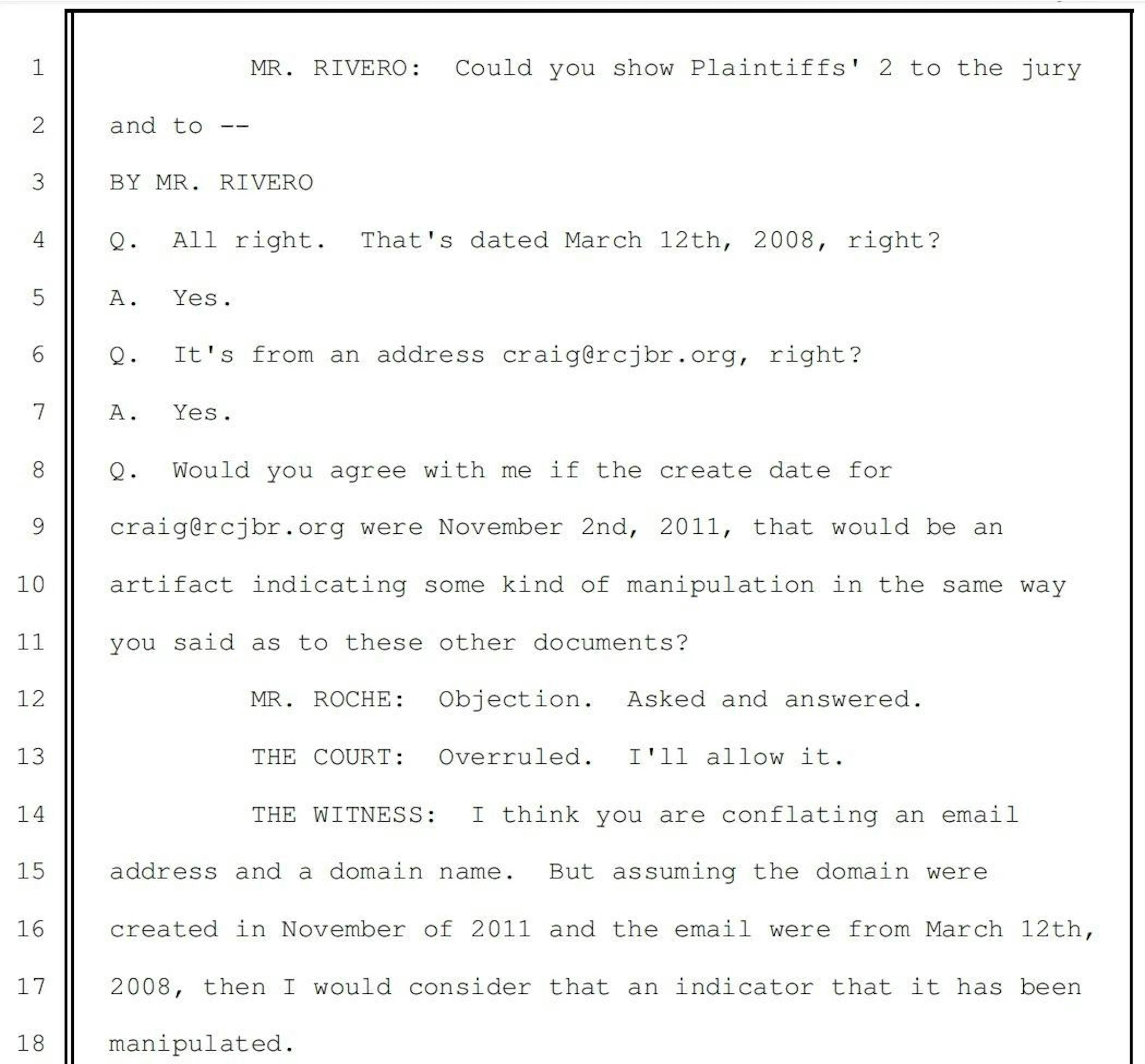 Kleiman v Wright trial transcript November 16, 2021