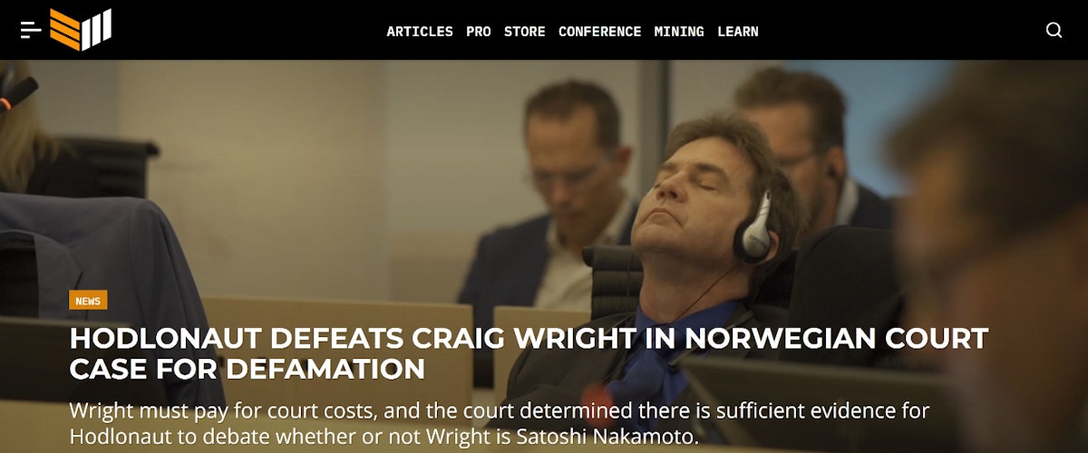 featured image - 크레이그 라이트(Craig Wright)와 판사가 그의 주장에 관해 말한 내용