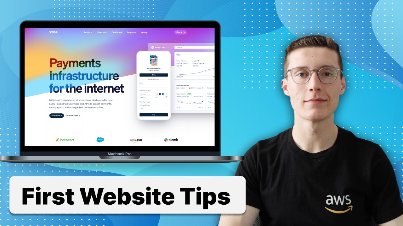 featured image - How To Build Your First Website For A Client - Workflow and Tools 