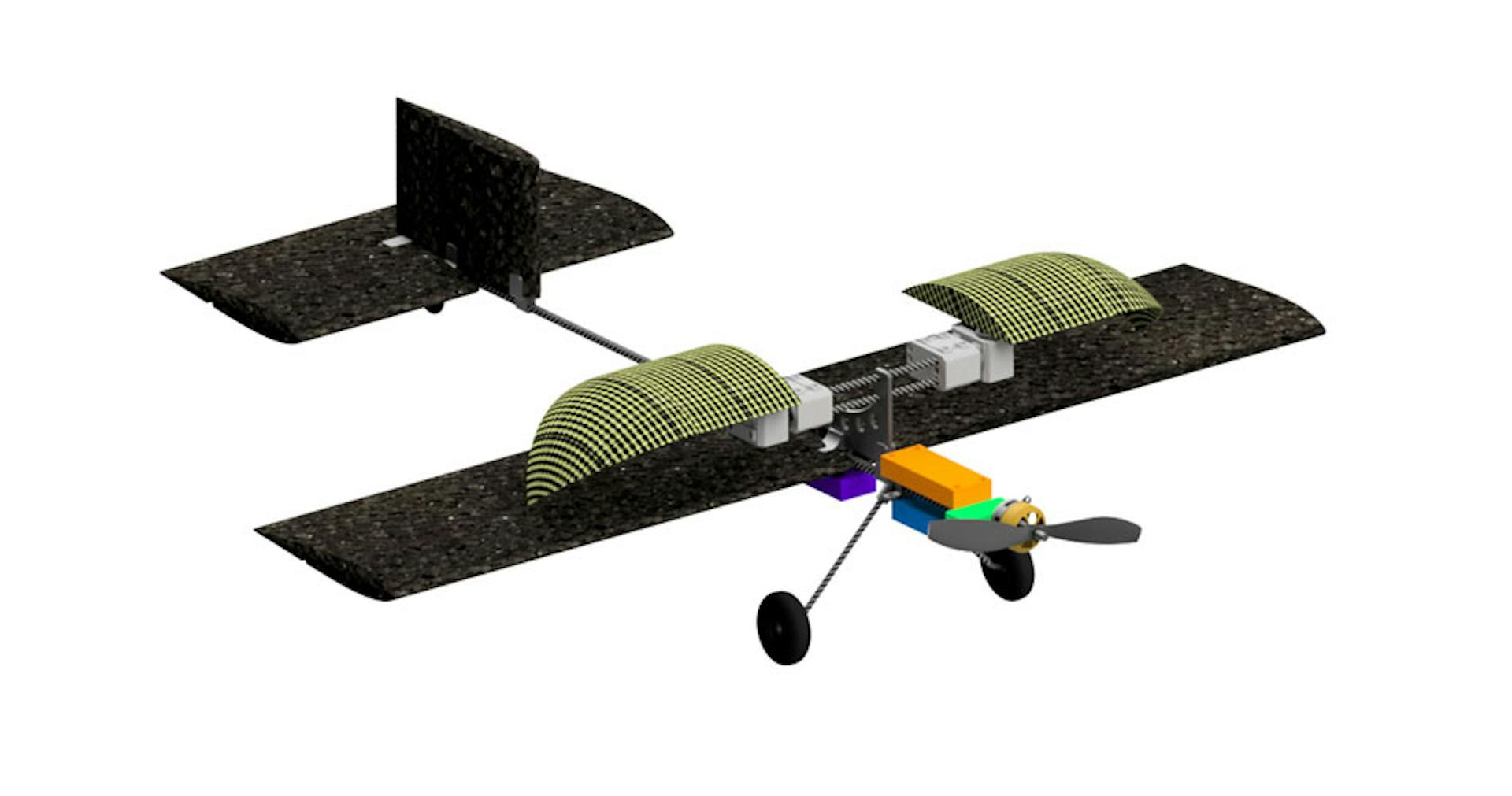 3D model of the self-righting drone