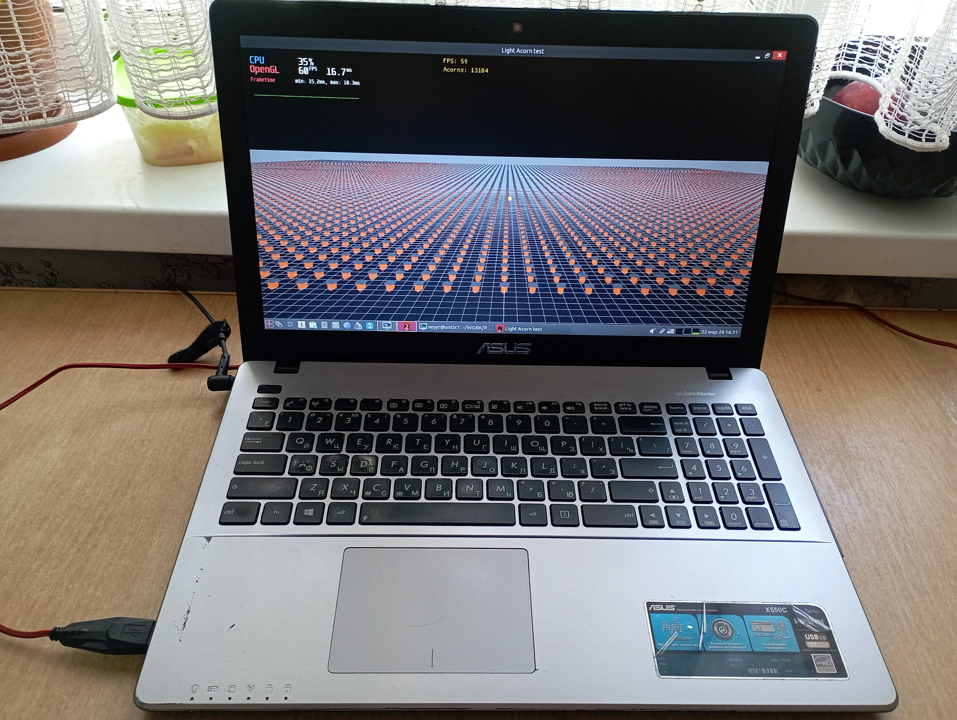 featured image - Rust + OpenGL: Rendering 250,000 Dynamic 3D Entities at 50 FPS on a Single CPU Thread