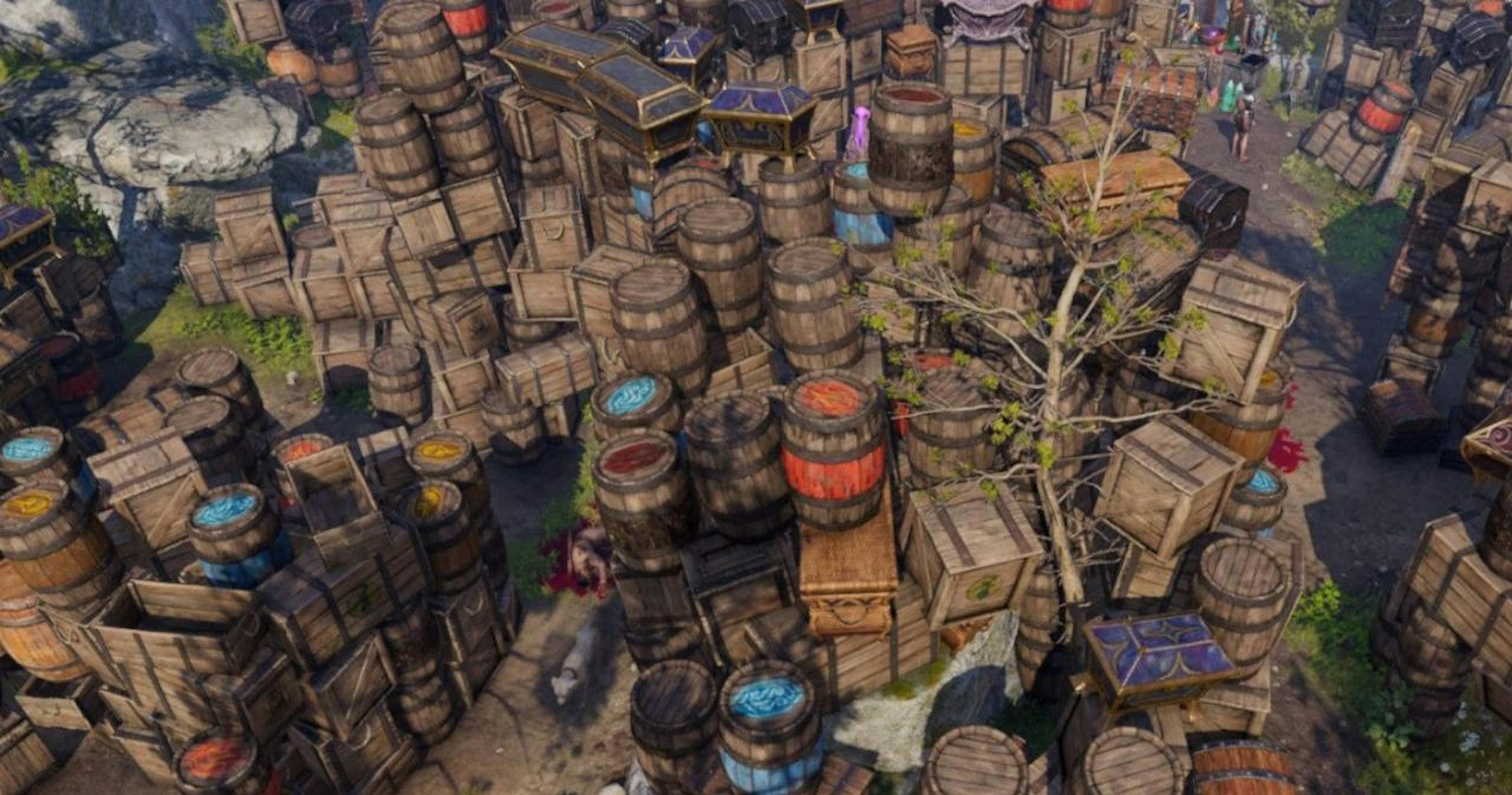 Every barrel in Baldur's Gate 3 can be broken, exploded, or moved.