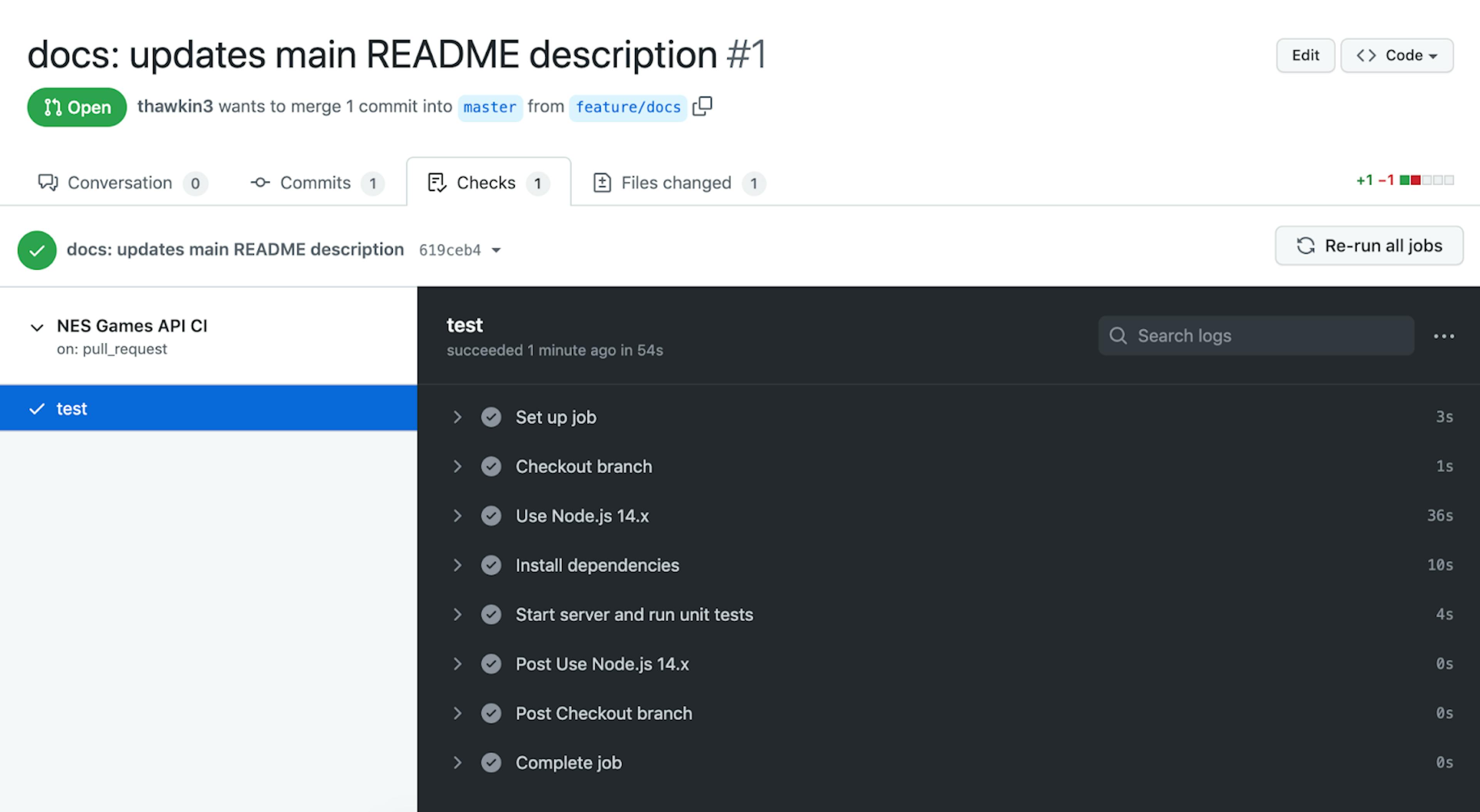 CI pipeline steps