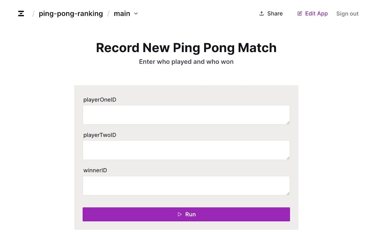featured image - How to Build a Ping Pong Ranking App using Zipper and TypeScript Functions