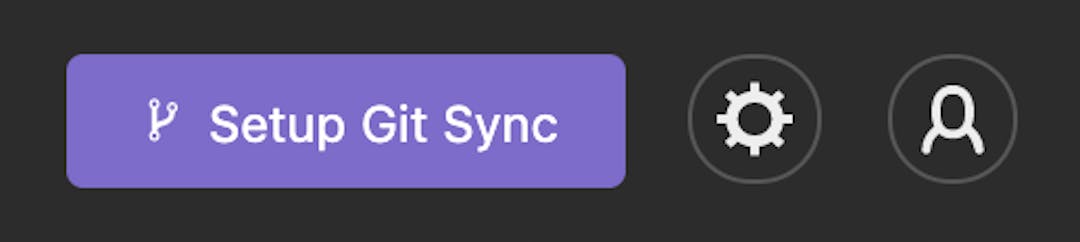 Setup Git Sync button in Insomnia