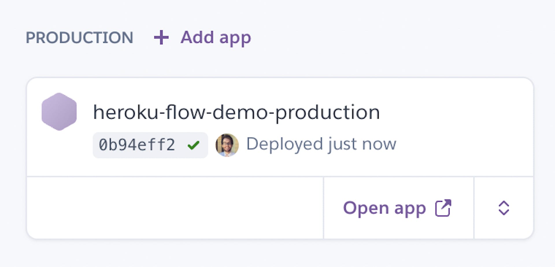 Production app was deployed