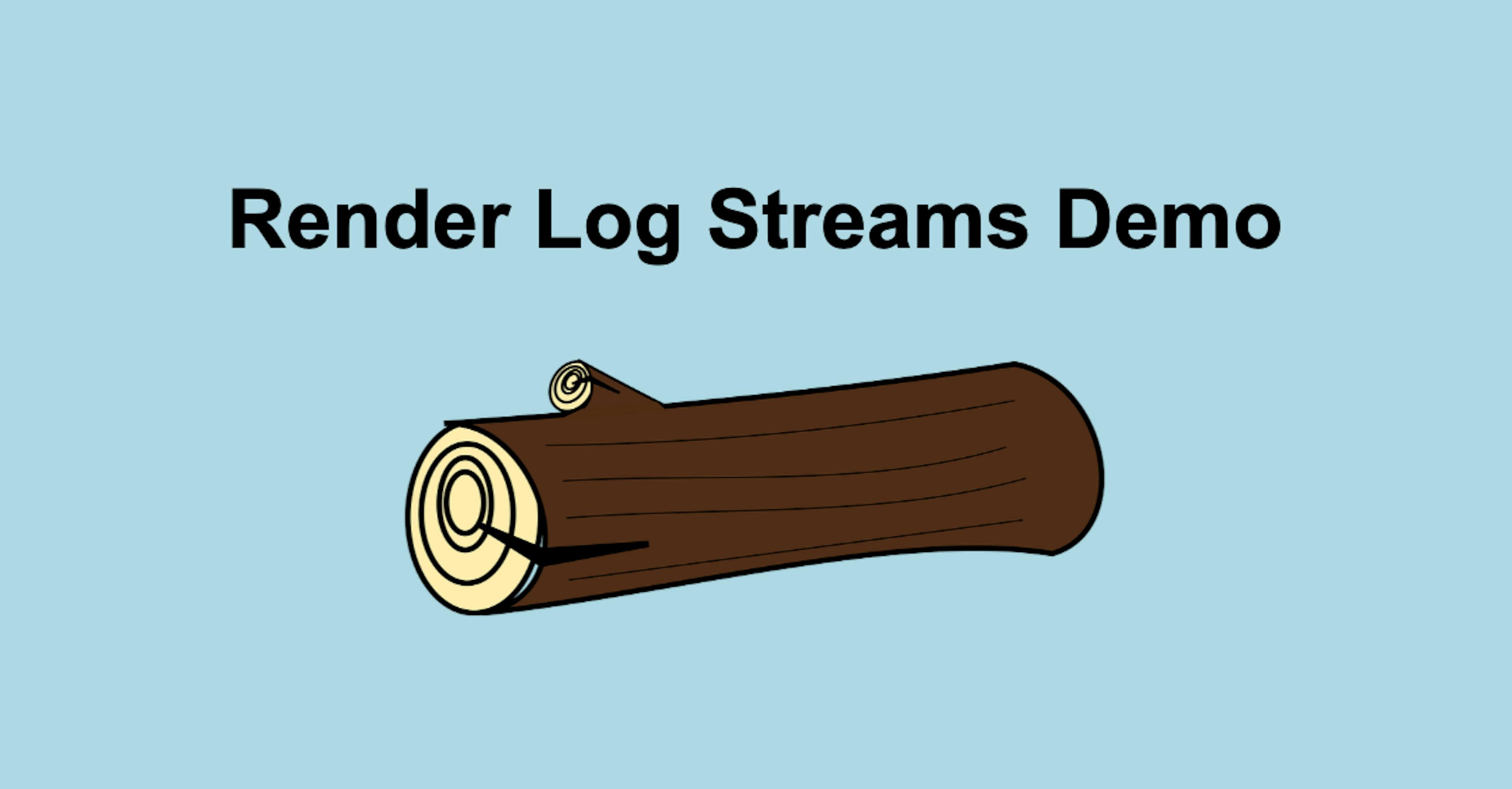 Render Log Streams demo app