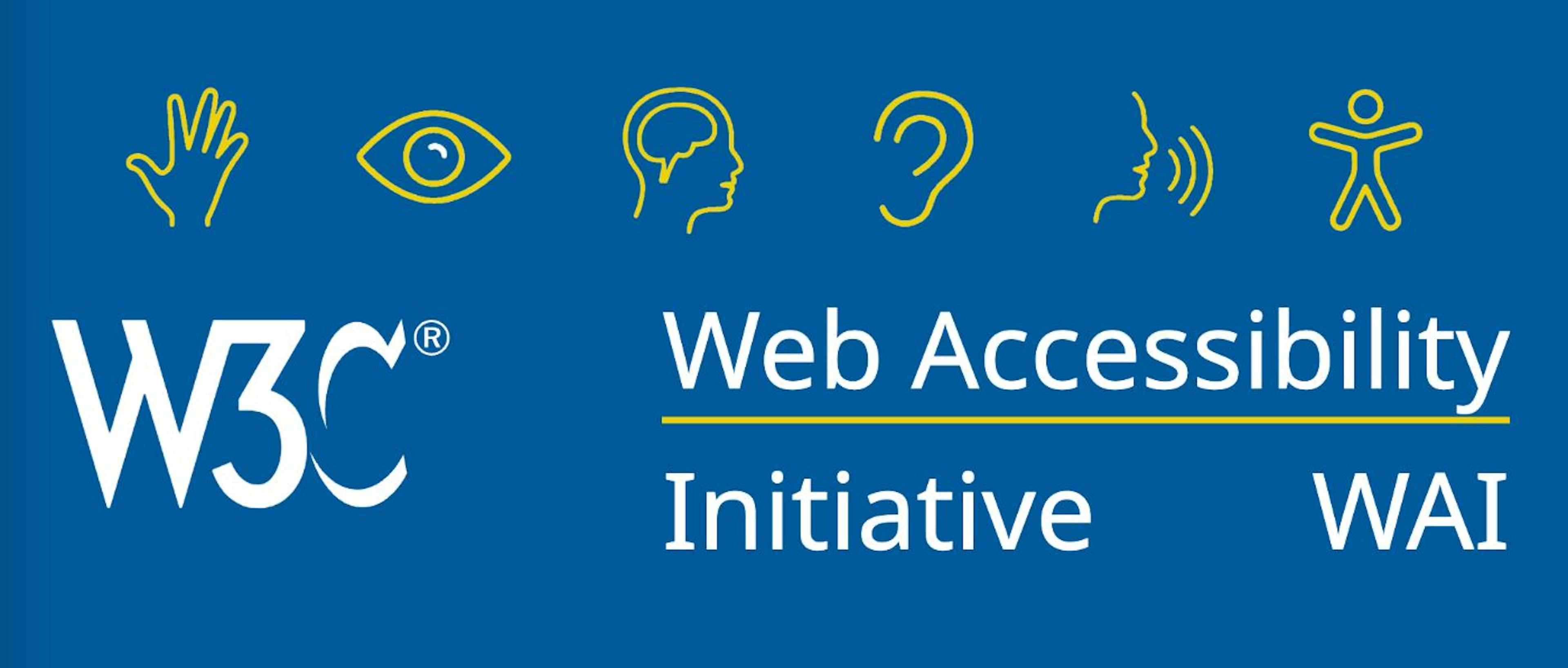 W3C Web Accessibility Initiative logo