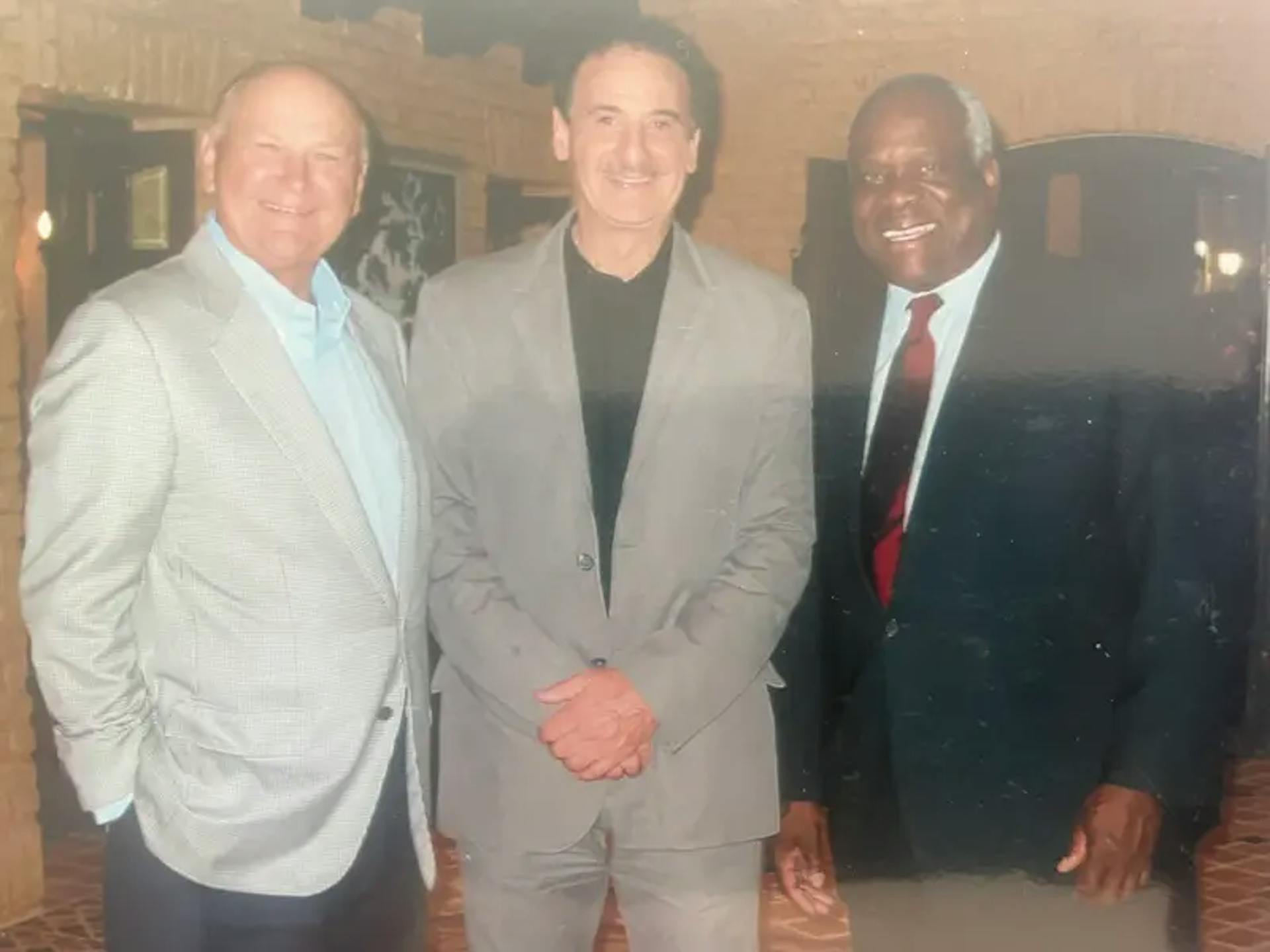 Huizenga’s employees frequently saw Thomas around the billionaire’s mansion in Fort Lauderdale. Bob Leonardi, middle, was Huizenga’s caterer for years and said his boss liked to share his wealth with friends and employees. Credit: Obtained by ProPublica