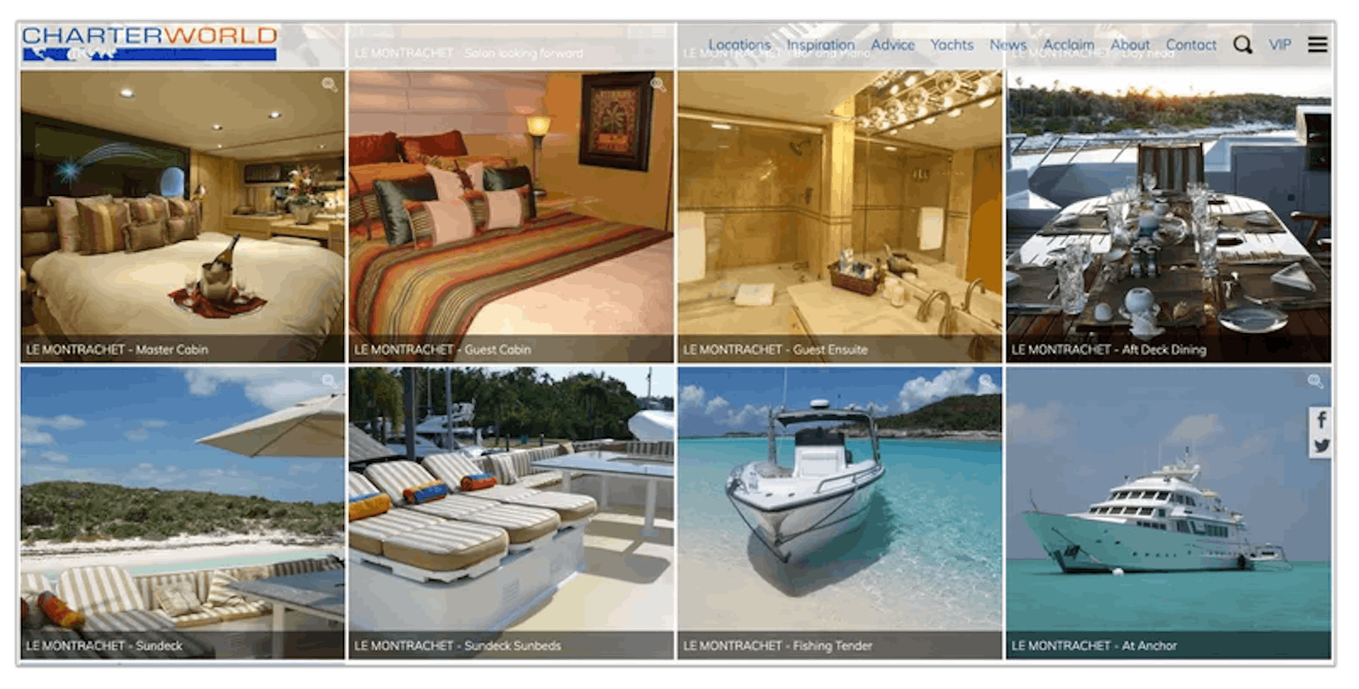 Novelly nimmt seine Luxusyacht Le Montrachet oft mit auf Angelausflüge rund um die Exuma-Inseln der Bahamas. Die ehemaligen Yachtarbeiter des Milliardärs sagten, Thomas sei einer seiner Gäste gewesen. Bildnachweis: CharterWorld-Website