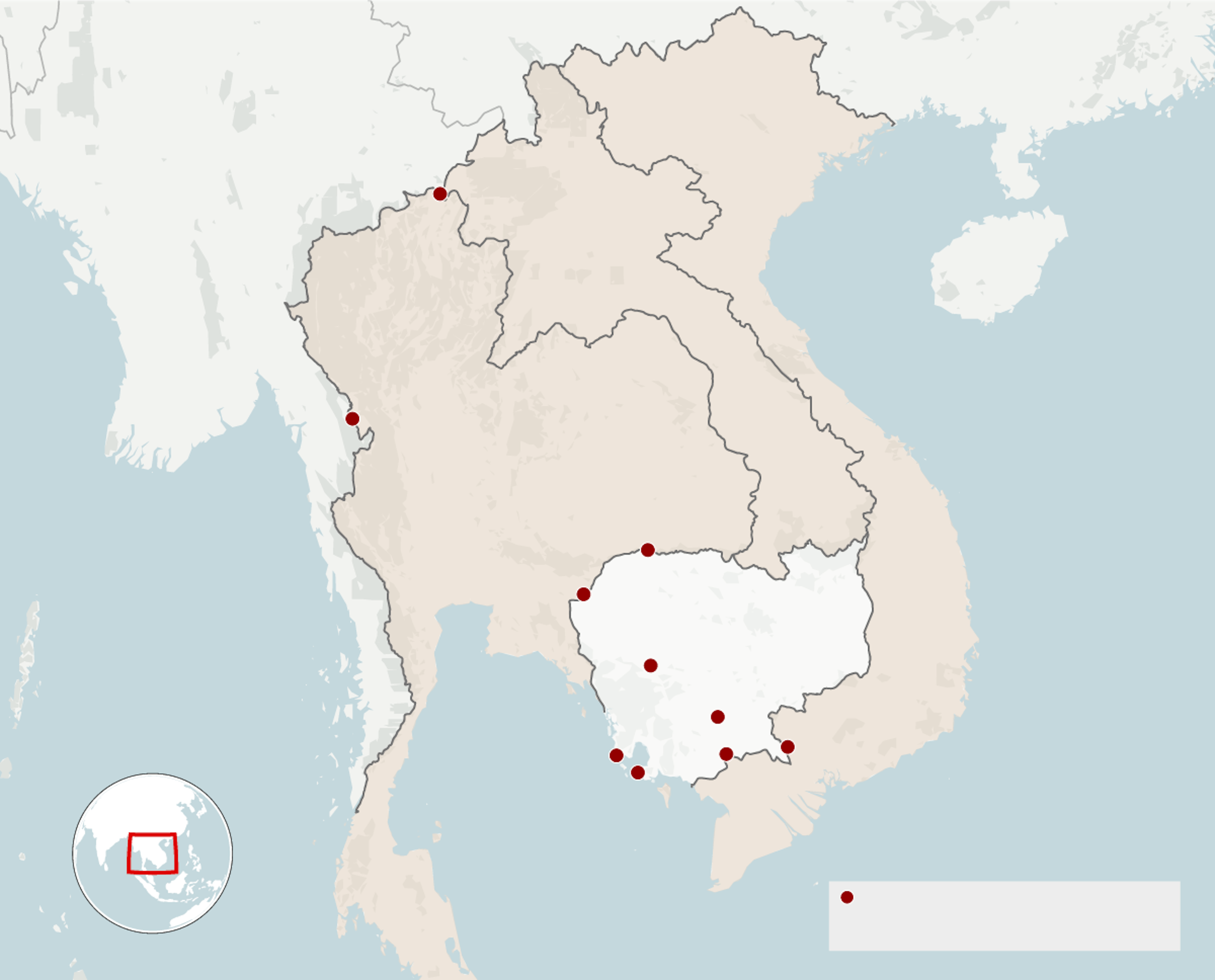 Mapa de Lucas Waldron, ProPublica. © Colaboradores do OpenStreetMap. Pesquisa de Danielle Keeton-Olsen.