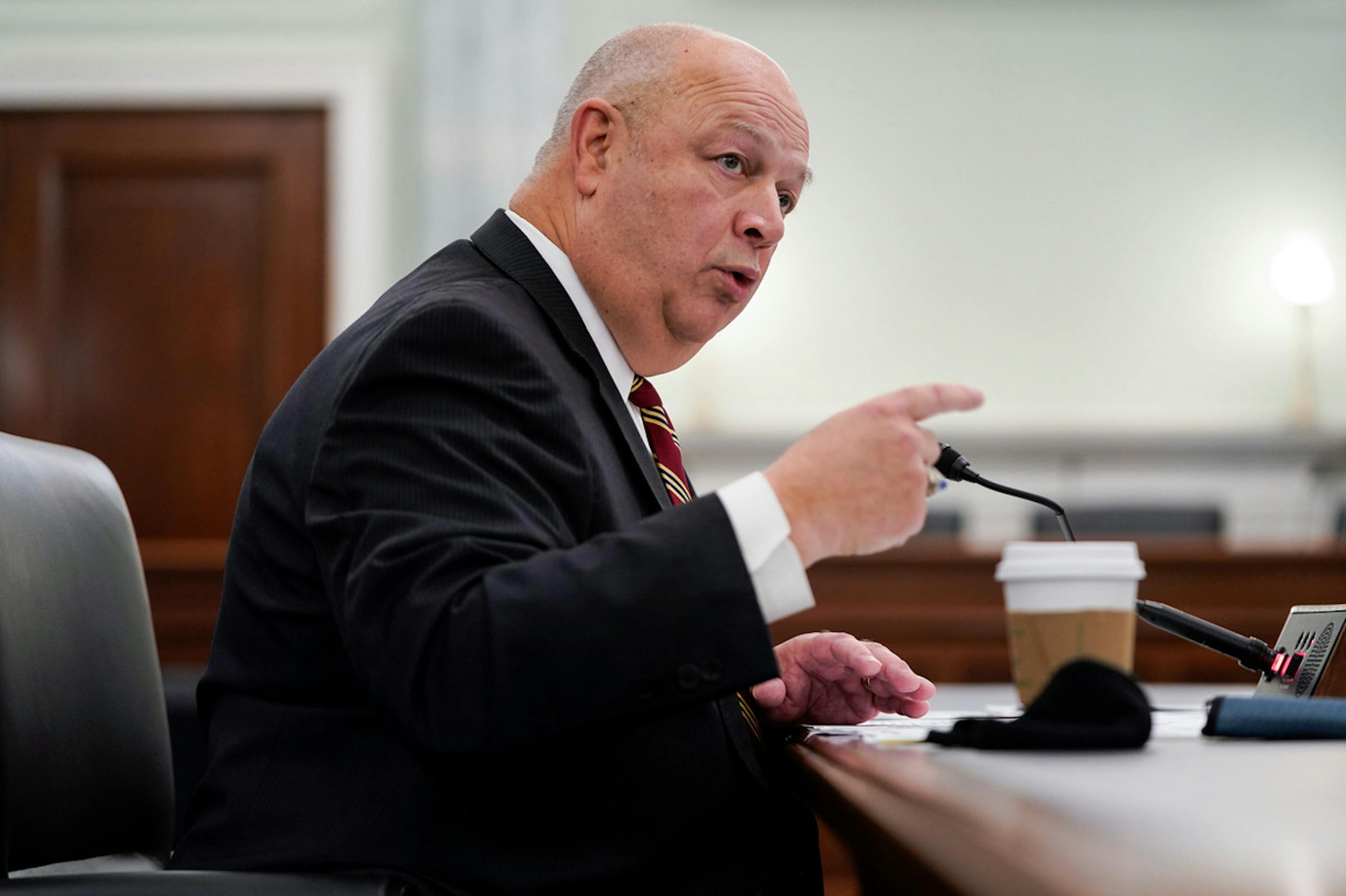 FAA Administrator Steve Dickson, shown testifying in 2021, spent a lot of his time dealing with the crisis over the Boeing 737 MAX. If Pai was aggressive and brash, Dickson tended to be rules-focused and methodical. Credit: Joshua Roberts/Getty Images