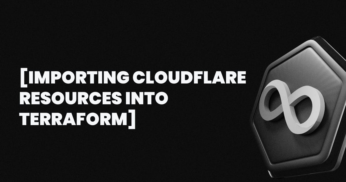 Установите и забудьте: резервную копию ресурсов CloudFlare с помощью CF-TerraForming