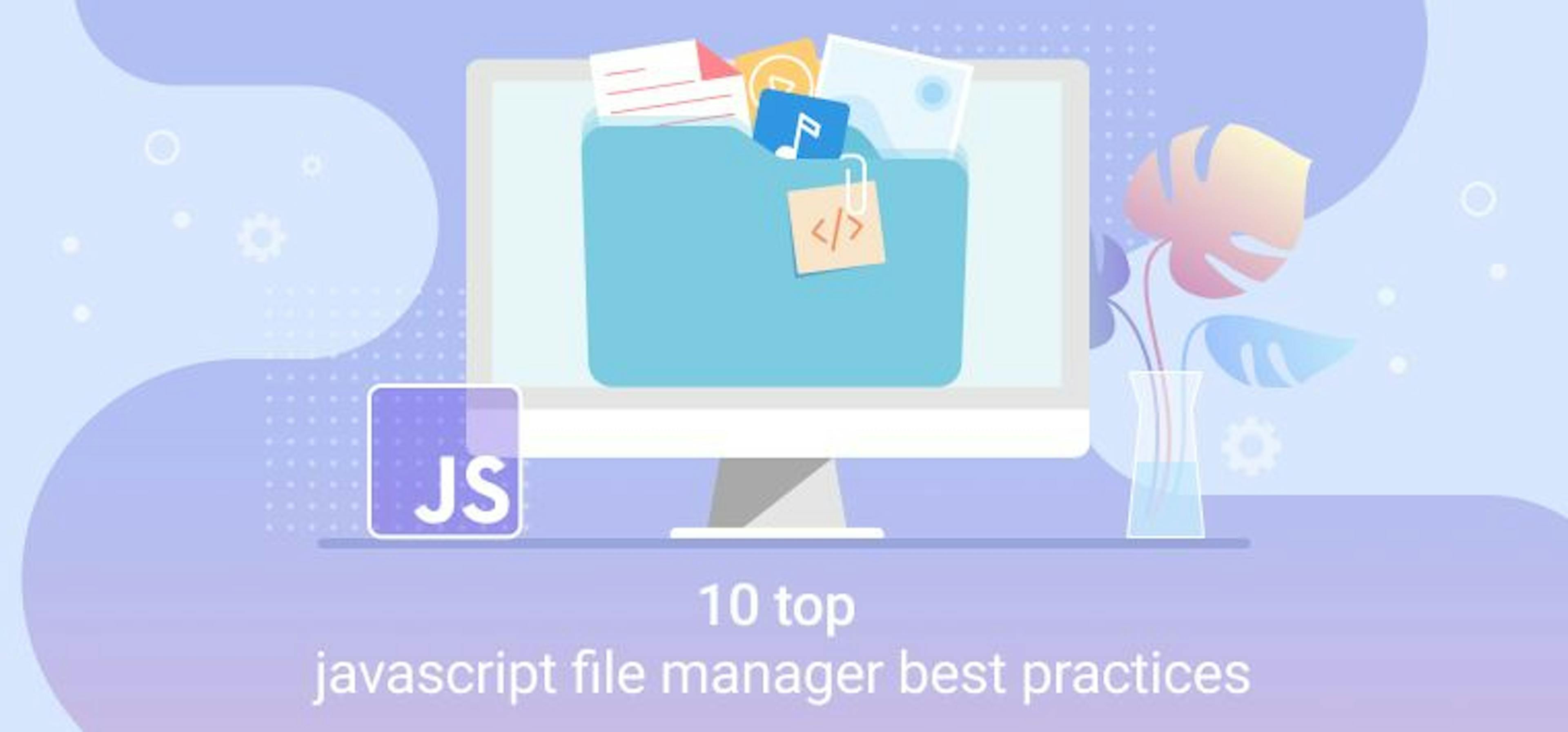 Top 10 Javascript File Managers