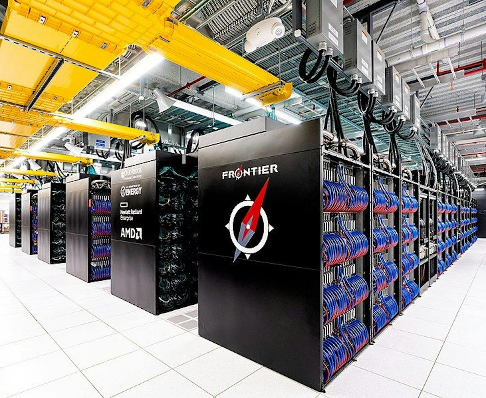 Frontier. The world’s fastest classical supercomputer