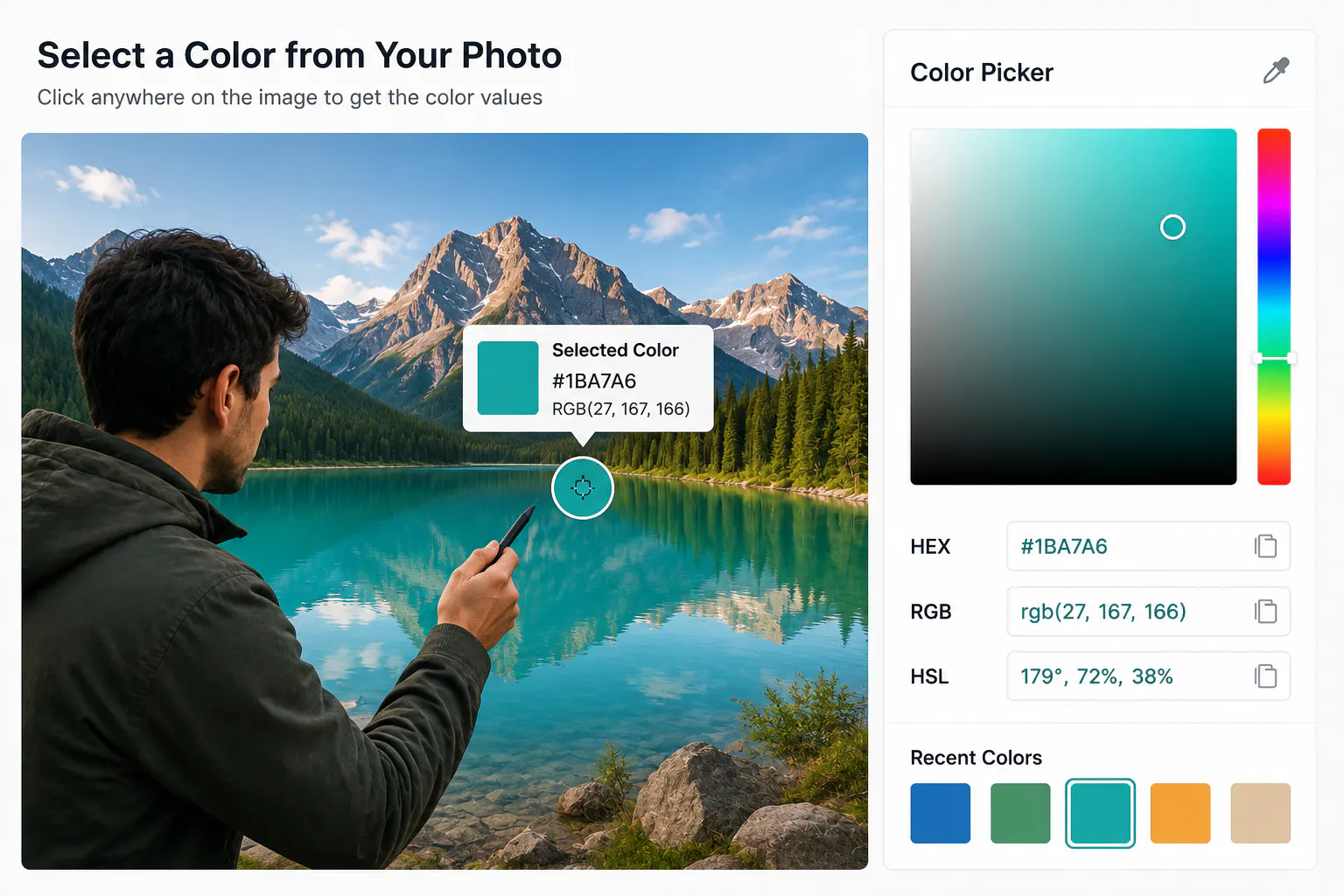 How to Extract HEX and RGB Colors From an Image for Web Design
