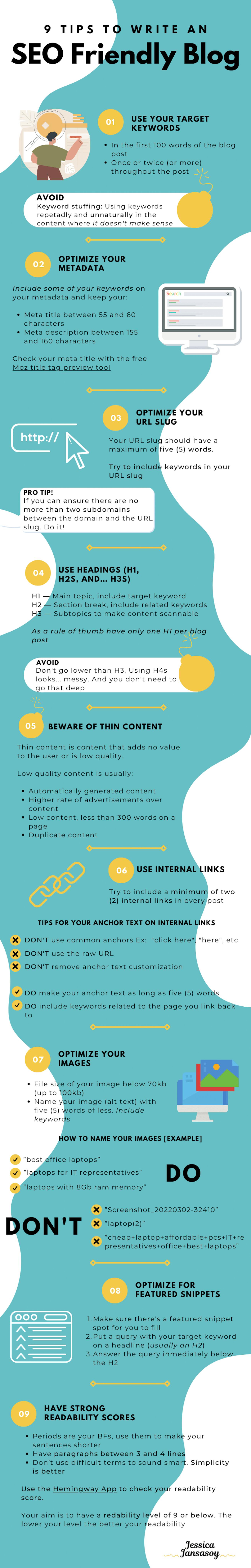 on-page SEO infographic