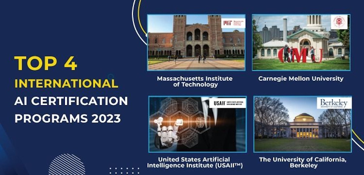 featured image - TOP 4 INTERNATIONAL AI CERTIFICATION PROGRAMS 2023