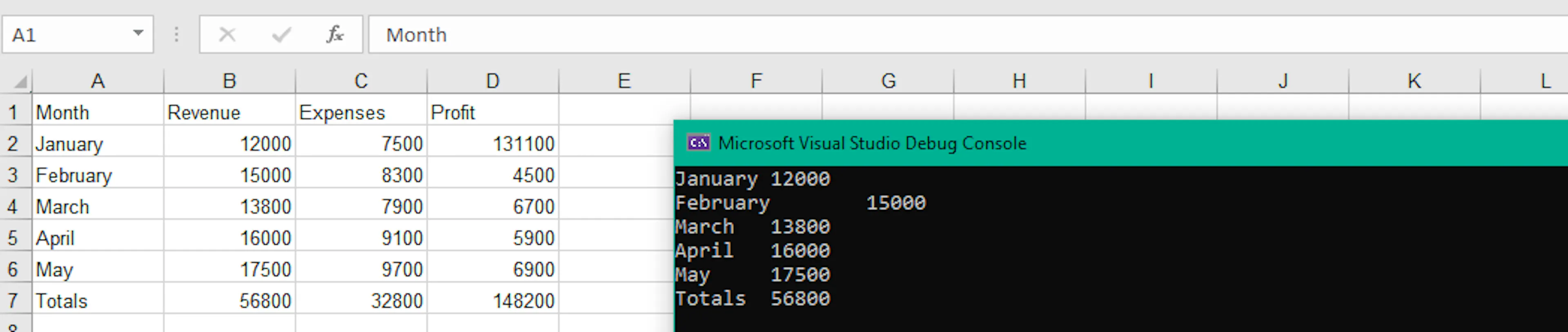OLE DB output for reading Excel file