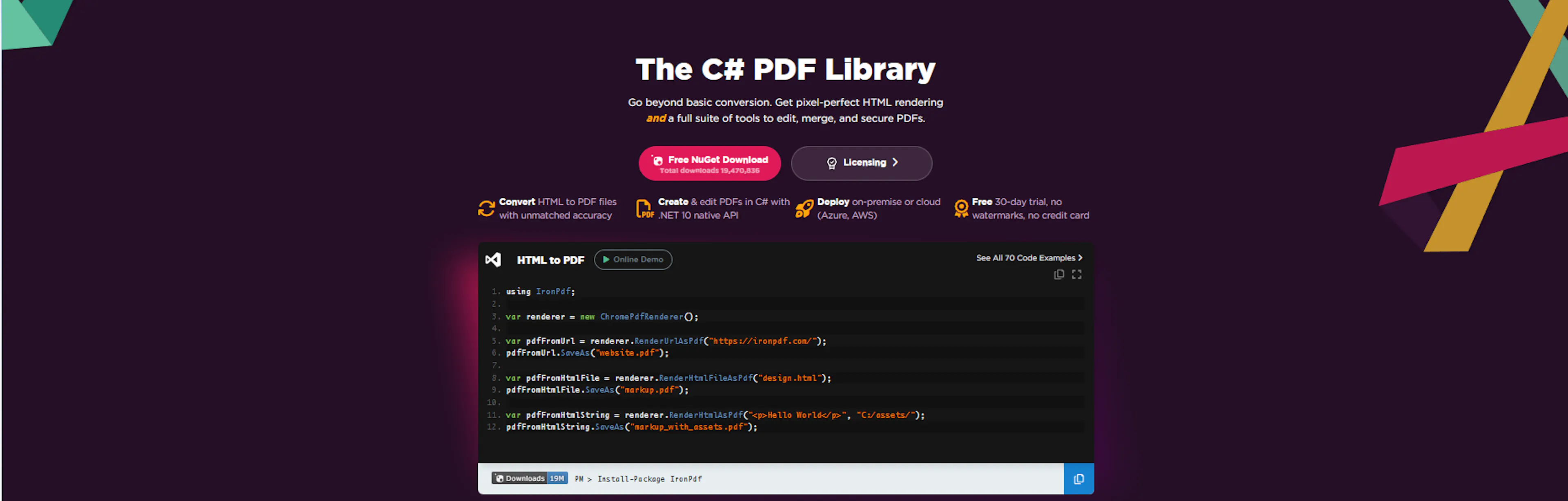 IronPDF