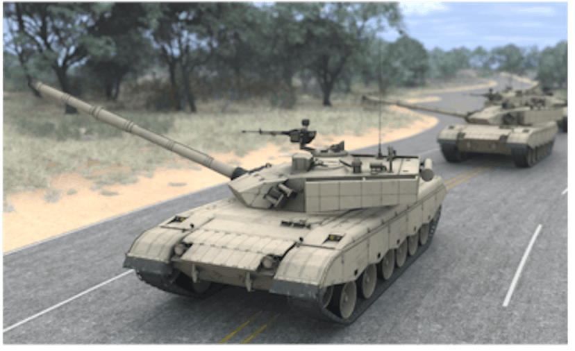 Example of synthetic images: tanks.