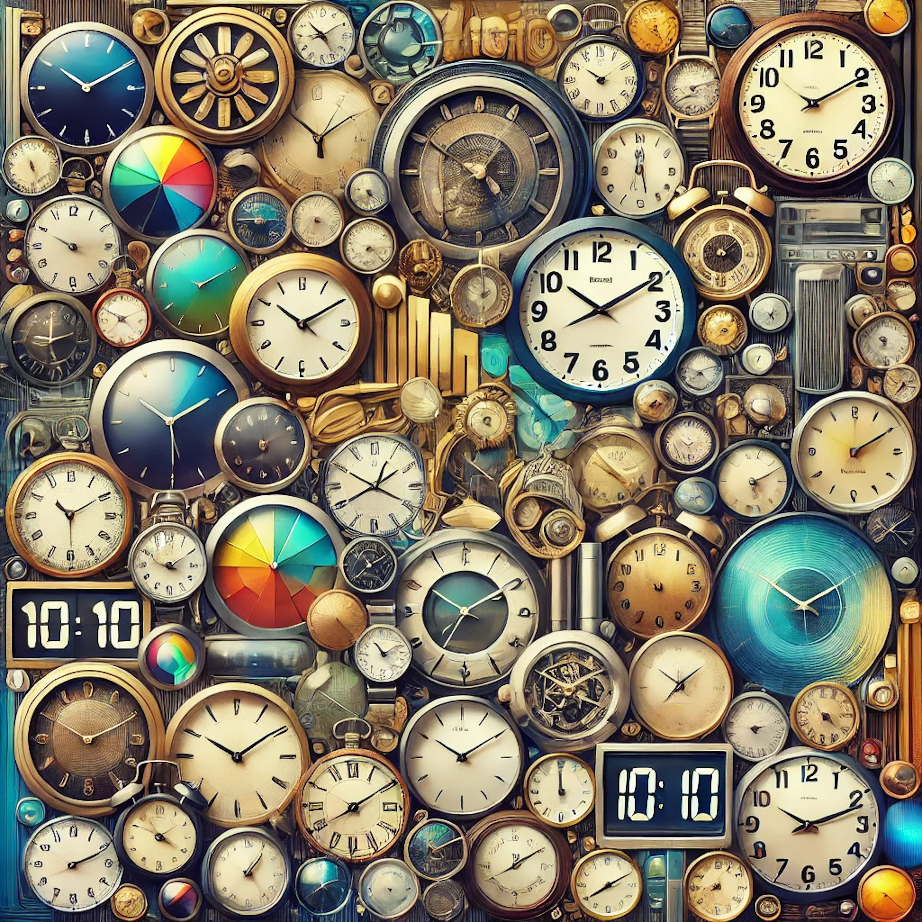 Stuck Time Visual featured image - Stuck in Time: Why AI Can’t Stop Drawing Watches at 10:10