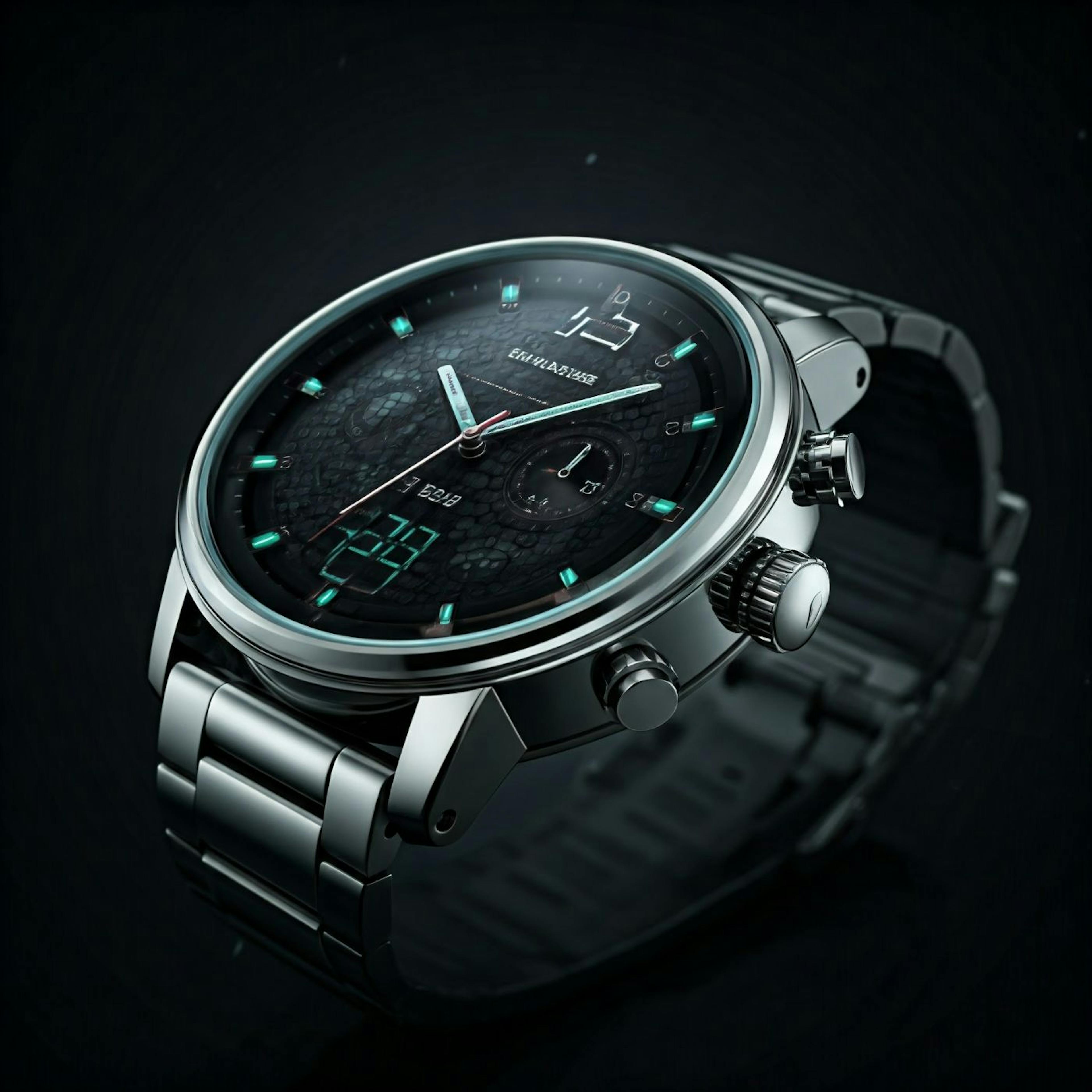 Vaizdas sukurtas Dvynių su raginimu - "Nupieškite futuristinį laikrodį"