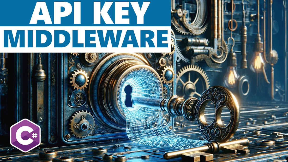 featured image - How To Implement API Key Authentication Middleware in ASP NET Core