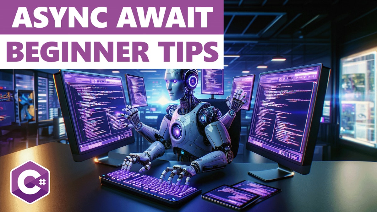 featured image - 3 Beginner Tips You Need to Know for async await in C#