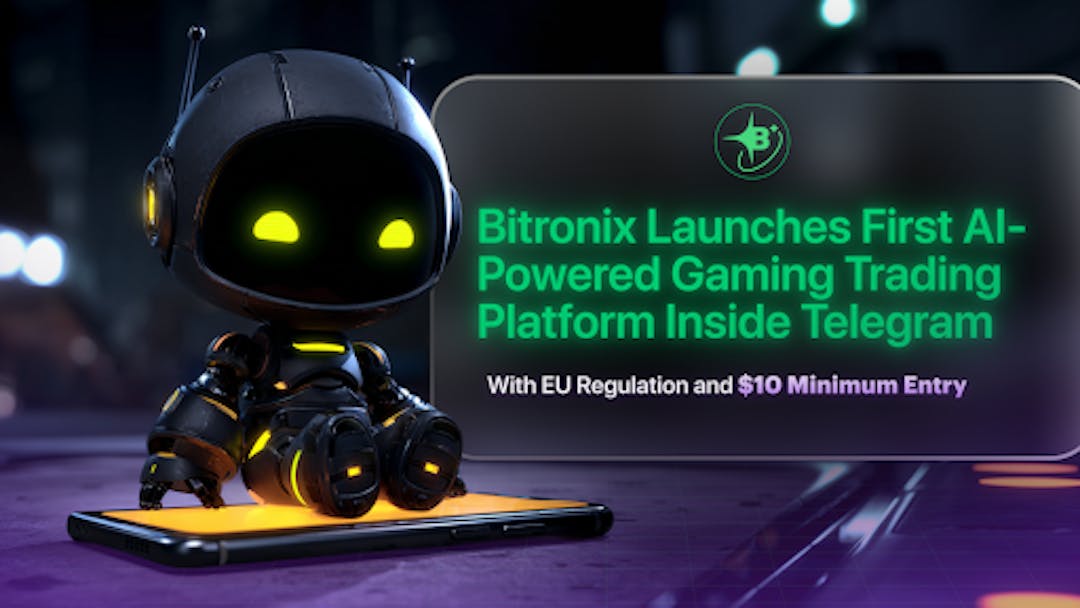 featured image - Bitronix Launches First AI-Powered Gaming Trading Platform On Telegram 