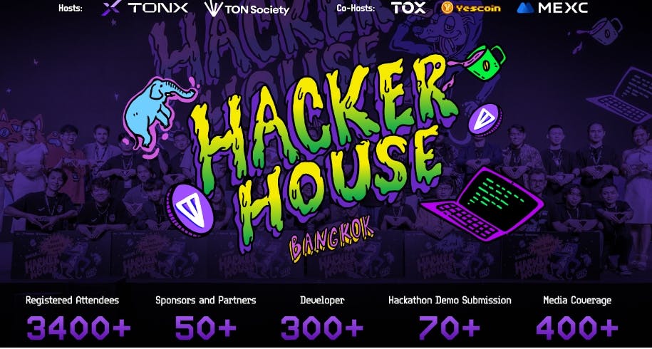 TON Hacker House Bangkok Draws 300+ Global Developers And 70+ Demo Submissions