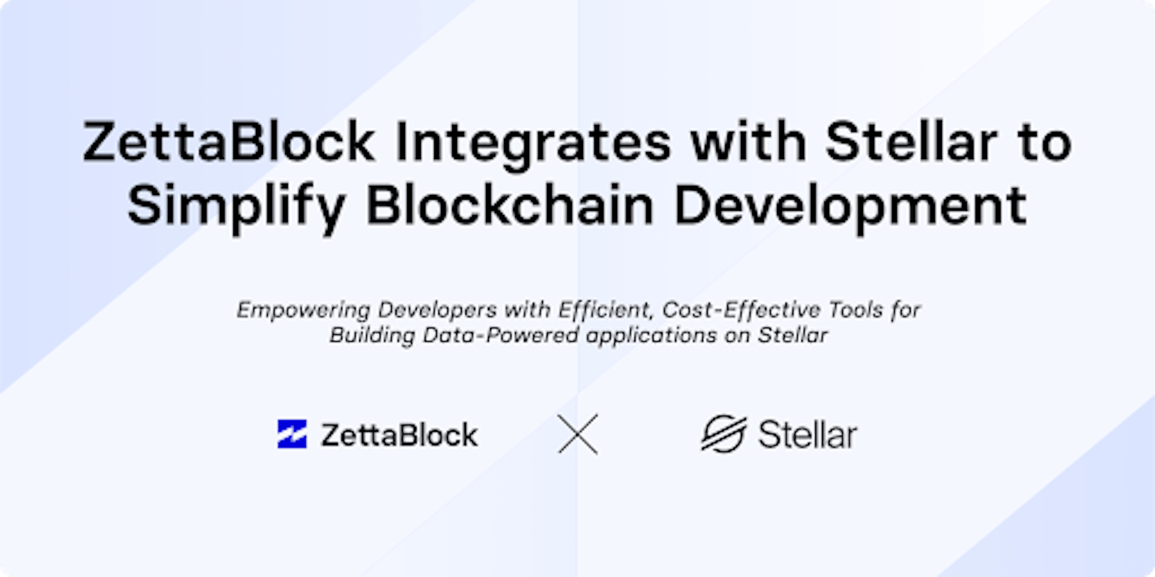 ZettaBlock Integrates With Stellar To Simplify Blockchain Development