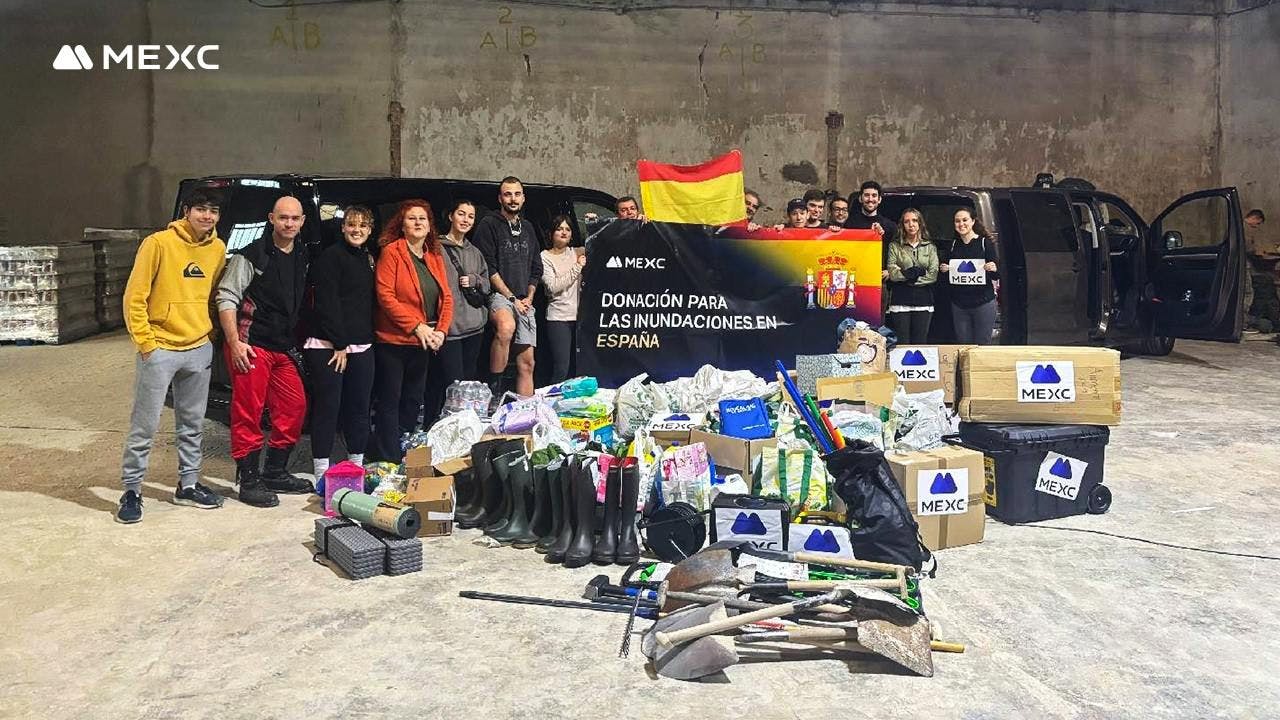 Floods In Spain: Crypto Exchange MEXC Donates €100,000 To Support Local Relief And Resilience