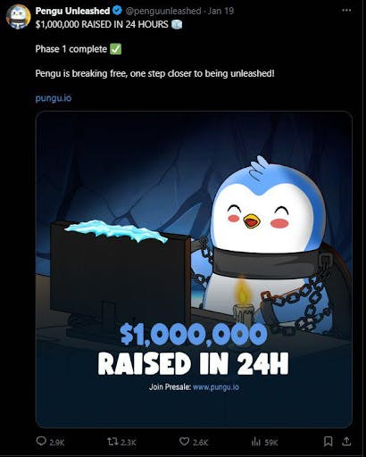 /pengu-unleashed-enters-the-meme-coin-market-with-a-purpose feature image