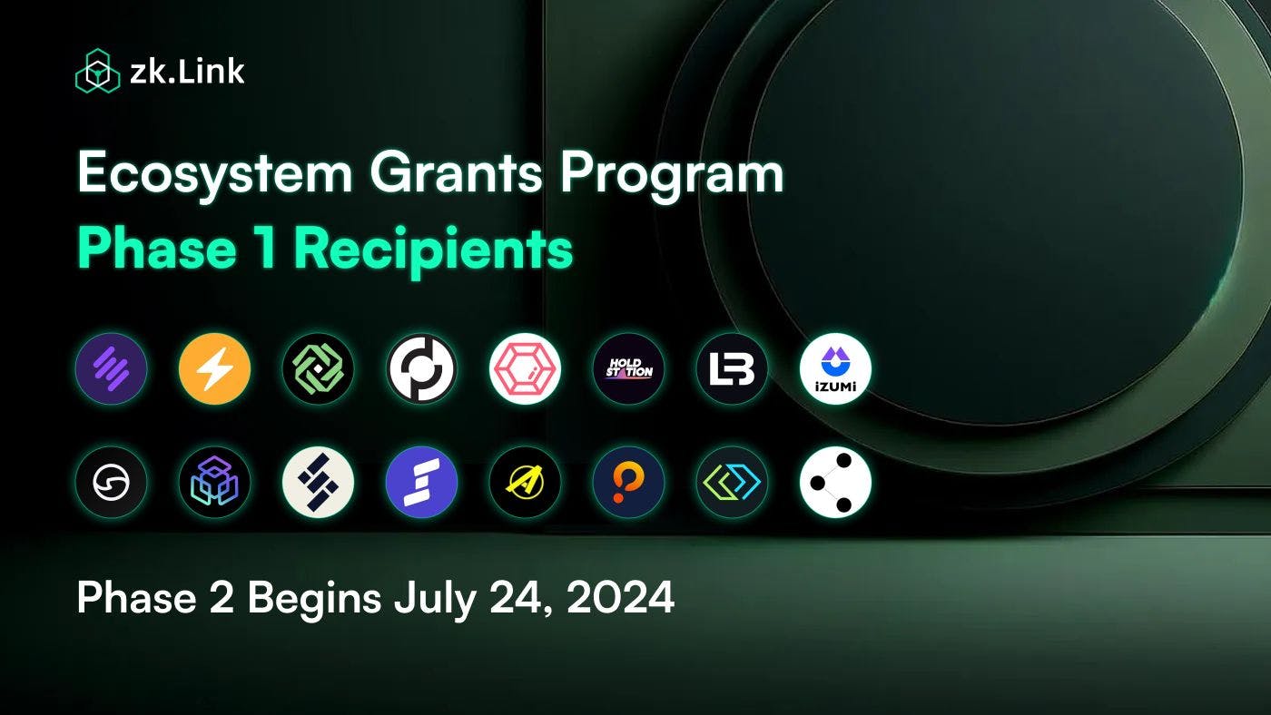 zkLink Approves 16 Projects In Developer Grants Program Paving Way For Aggregated DeFi Future