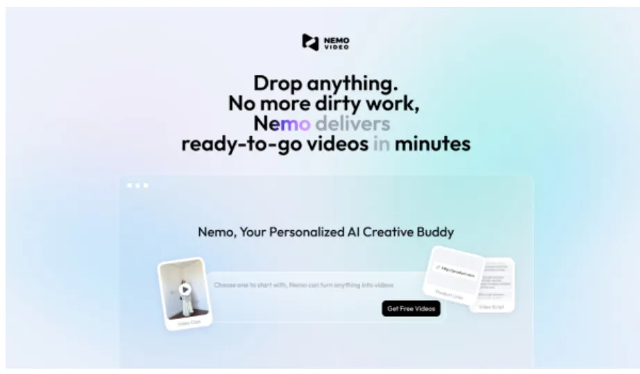 featured image - NemoVideo lance l'IA Creative Buddy pour transformer la création de contenu