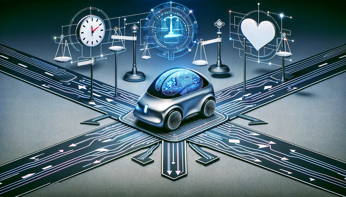 featured image - IA ética e veículos autônomos: defendendo princípios morais na era dos carros autônomos