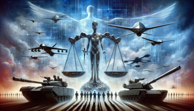 /the-ethics-of-ai-in-modern-warfare-balancing-innovation-with-moral-accountability feature image