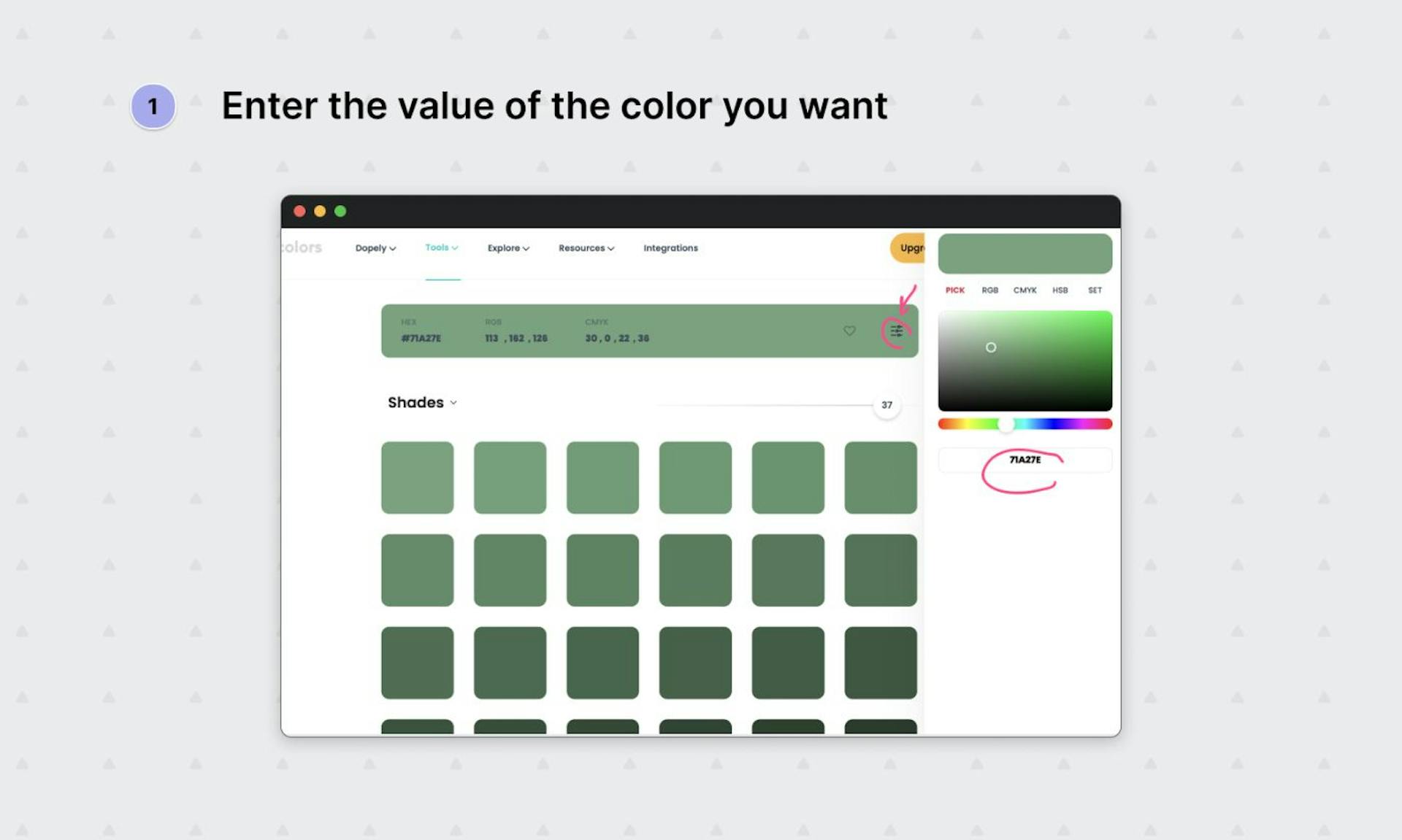 How to select colors and determine shades for different states: Hover ...