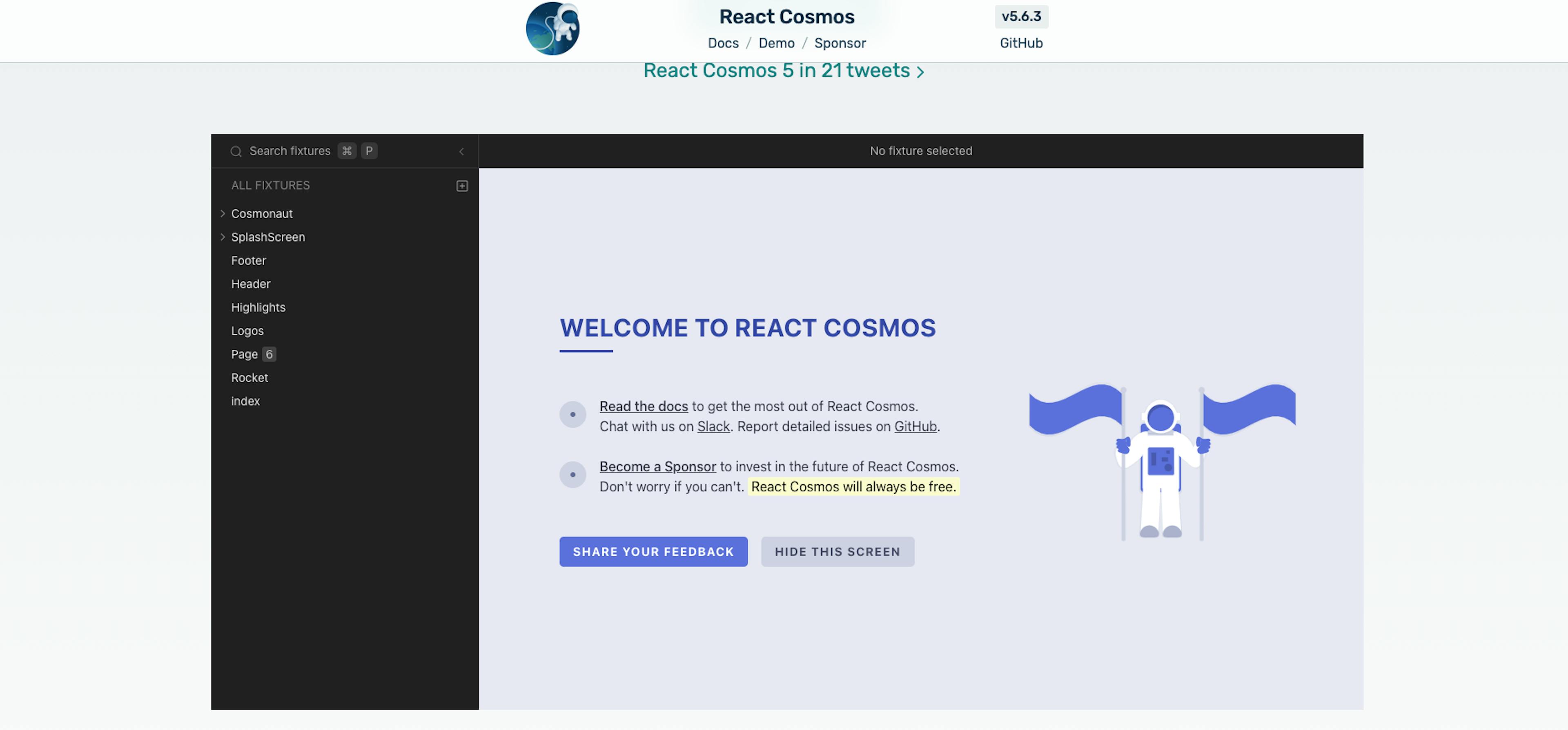 React Cosmos