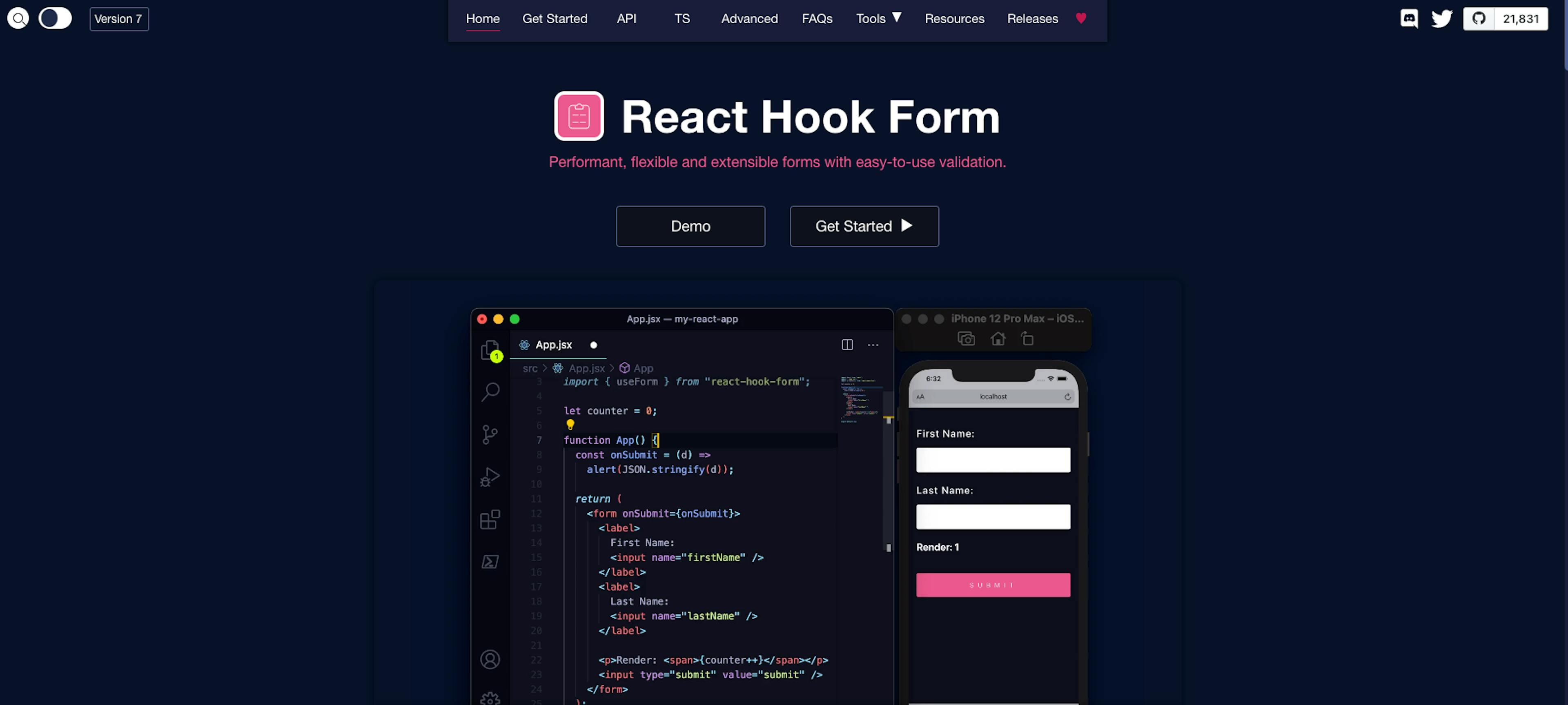 React Hook Form