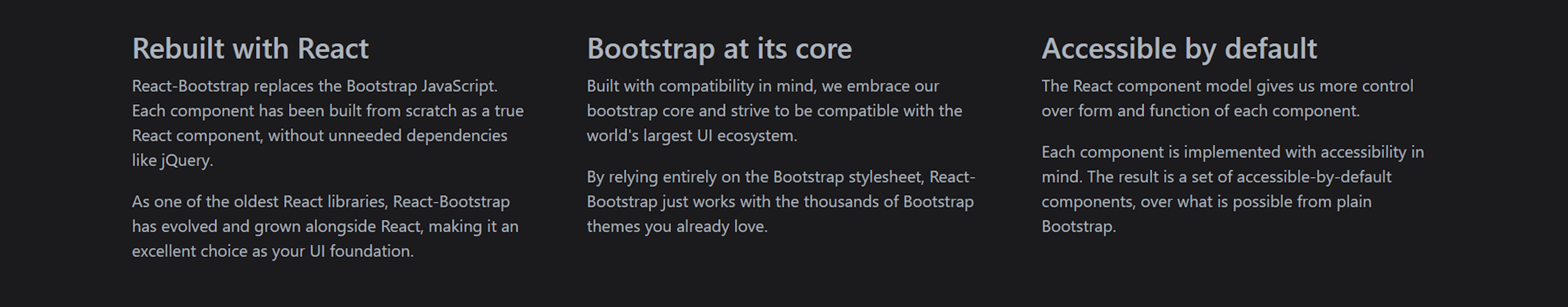 React Bootstrap