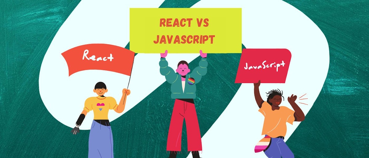 featured image - React vs. JavaScript: por qué las aplicaciones web React son mejores que los sitios web simples