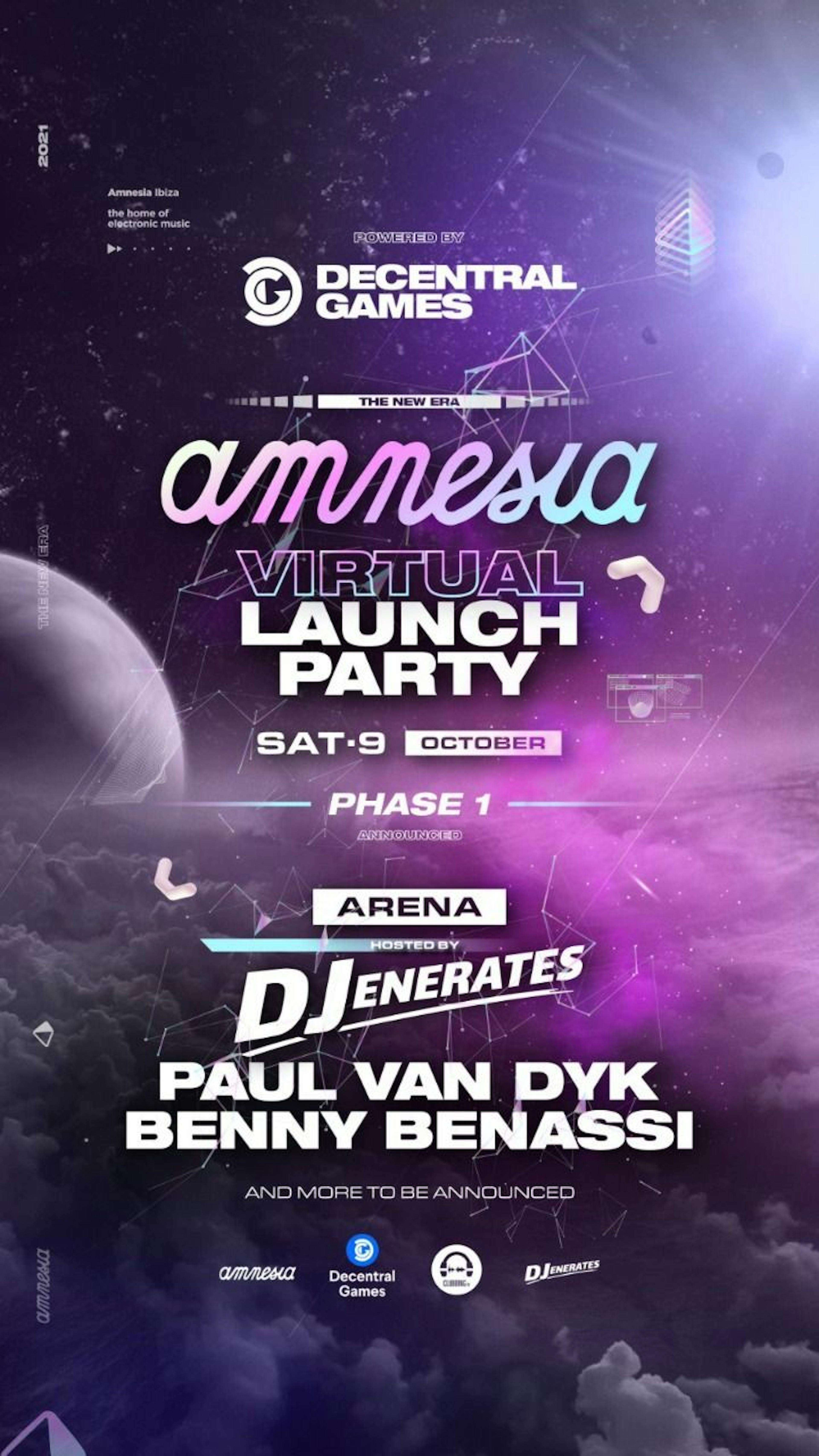 Decentral Games and Amnesia Ibiza Partner to Stage a Mind-Blowing Metaverse DJ Event 